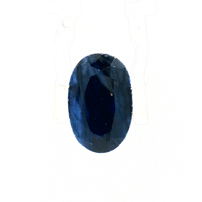 Blue Sapphire (Neelam) - 12.47 Carat (Certified)