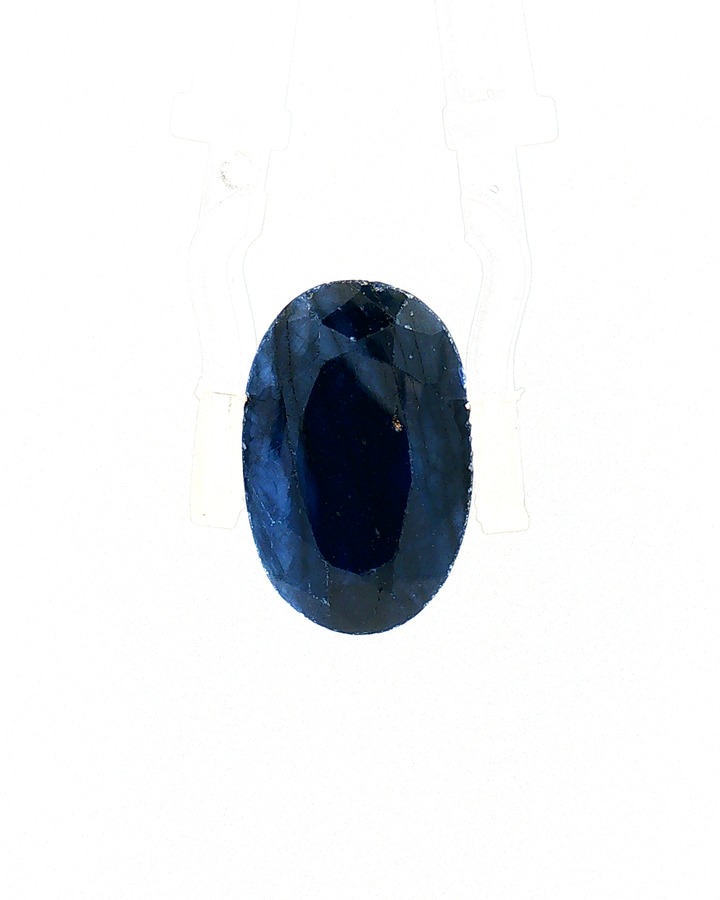 Blue Sapphire (Neelam) - 12.47 Carat (Certified)