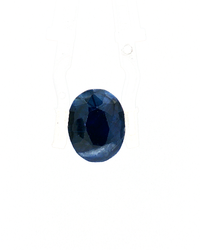 Blue Sapphire (Neelam) - 8.75 Carat (Certified)