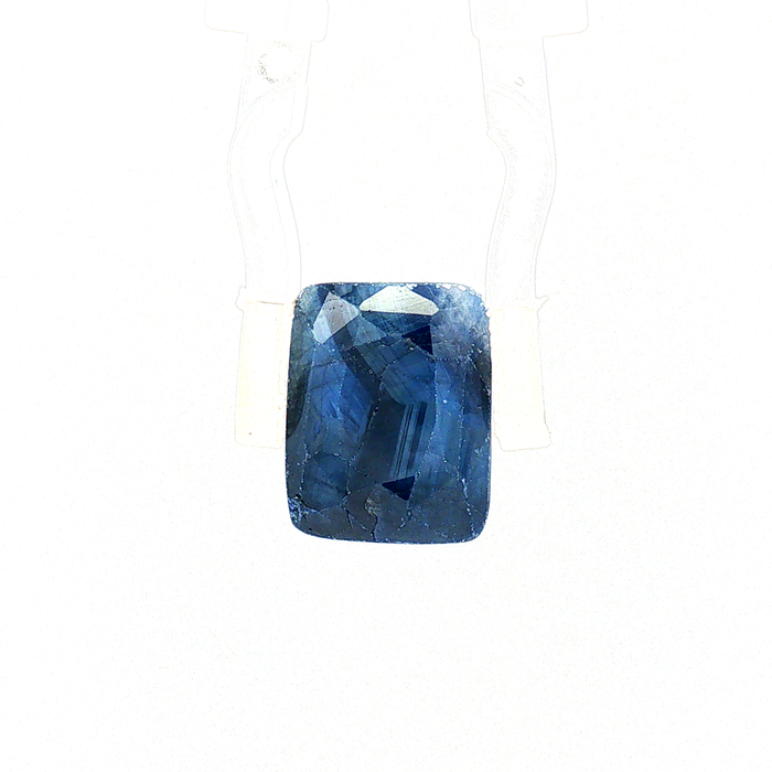 Blue Sapphire (Neelam) - 8.80 Carat (Certified)