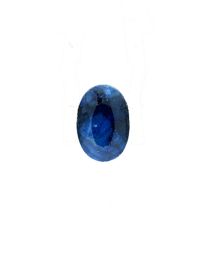 Blue Sapphire (Neelam) - 6.60 Carat (Certified)