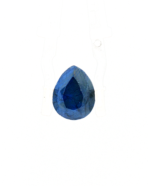 Blue Sapphire (Neelam) - 8.51 Carat (Certified)