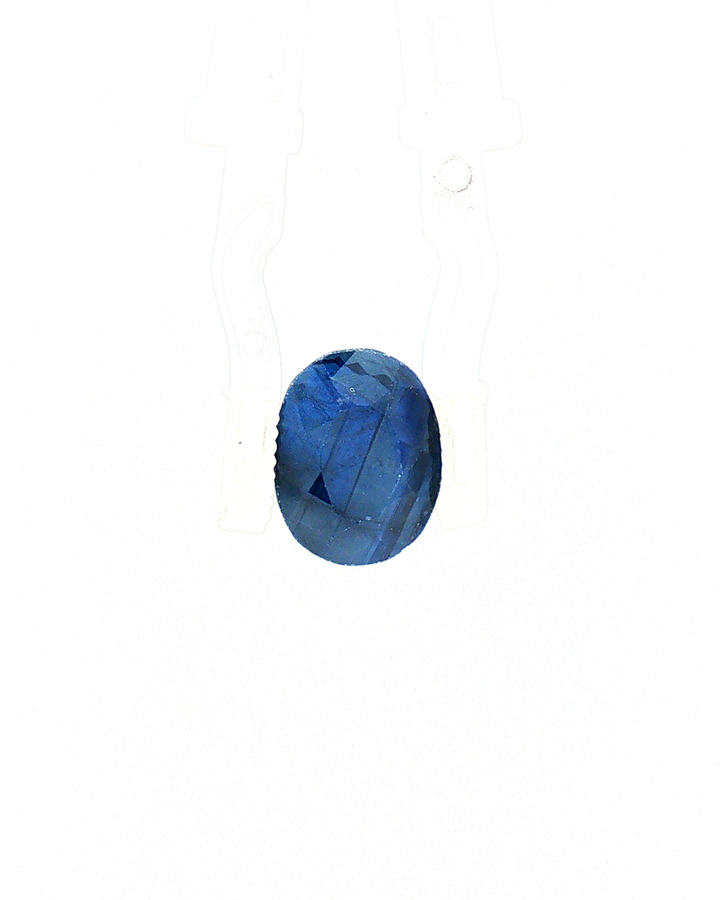 Blue Sapphire (Neelam) - 4.13 Carat (Certified)