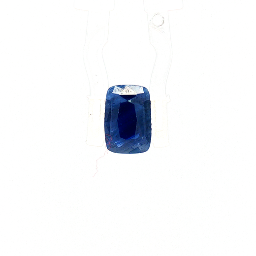 Blue Sapphire (Neelam) - 3.03 Carat (Certified)