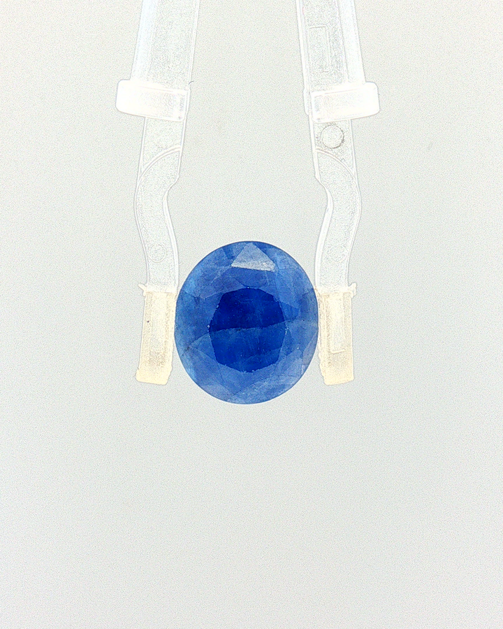 Blue Sapphire (Neelam) - 7.06 Carat (Certified)