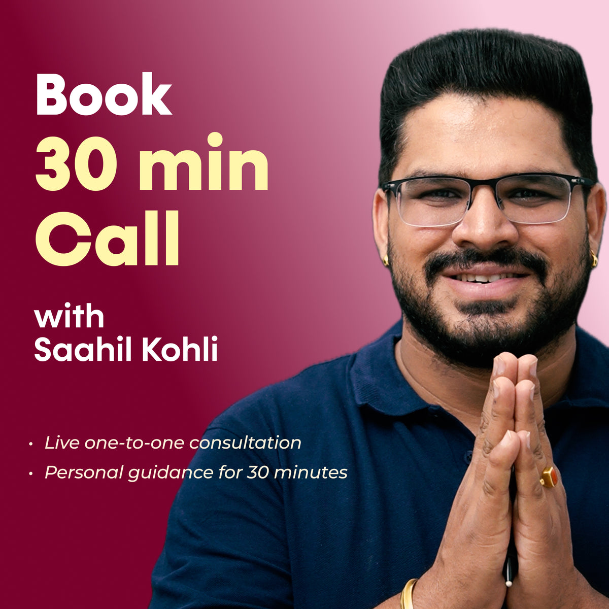 30 Min Call with Astrologer Saahil Kohli