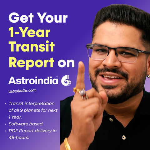 AstroIndia 1-Year Planetary Transit Report