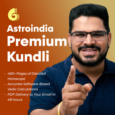 AstroIndia Premium Kundali / Janam Kundli 450+ Pages (Software Generated)