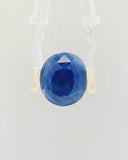 Blue Sapphire (Neelam) - 17.27 Carat (Certified)