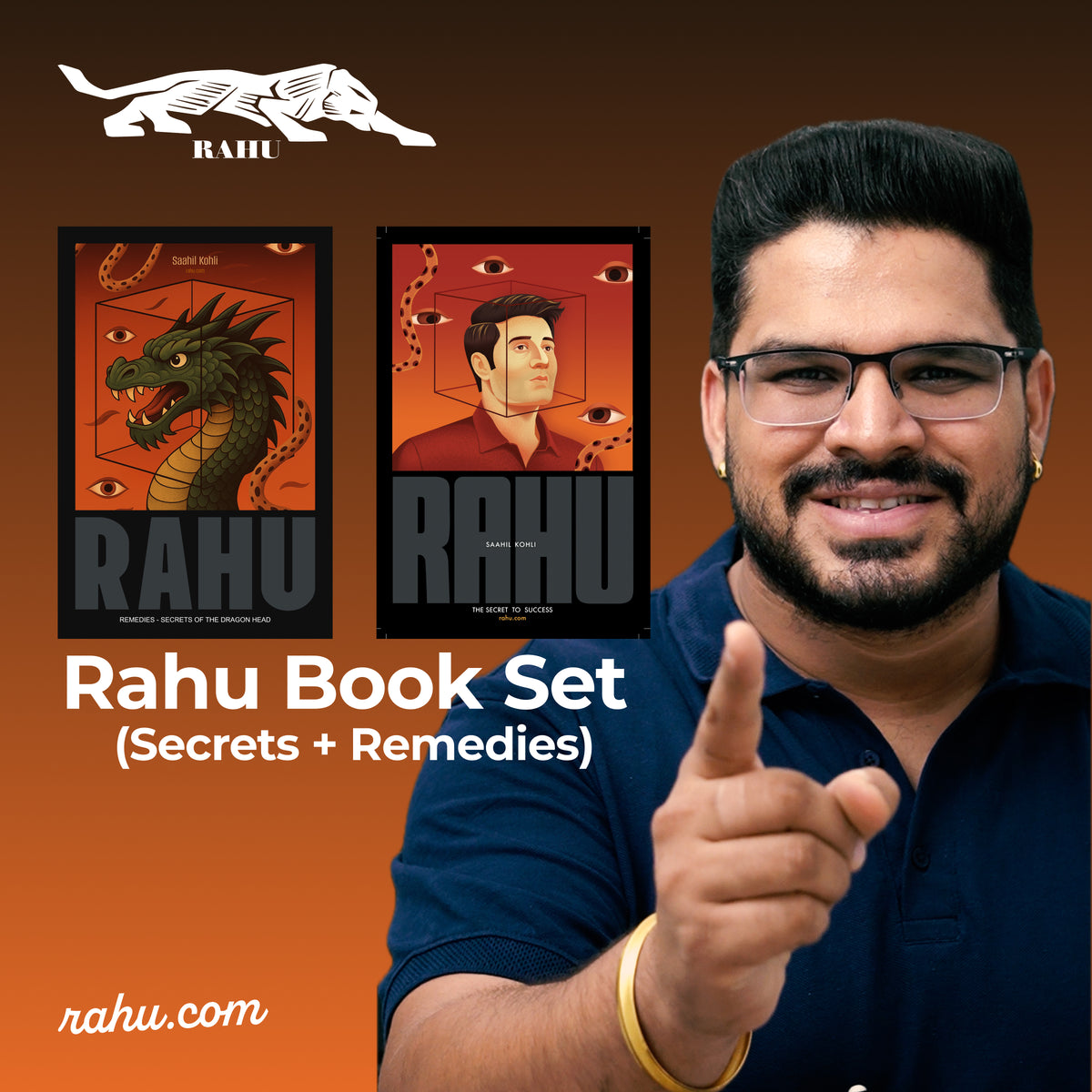 G Rasool Rahu Rahu Book Set (Secrets + Remedies) - 2 Books – Astroindia